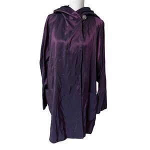 Maralyce Ferree Hooded Cape Cloak Long Jacket NWT